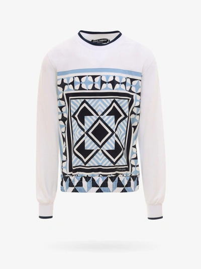 Dolce & Gabbana Sweatshirt In White