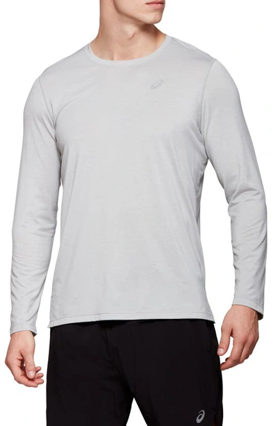 Asicsr Asics(r) Doarai Stretch Long Sleeve Running T-shirt In Light Grey