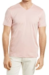 Robert Barakett Georgia Regular Fit V-neck T-shirt In Cotton Candy