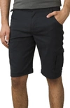 Prana Zion Stretch Shorts In Black