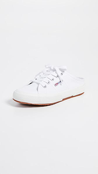 superga canvas mules