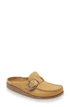 Birkenstock Buckley Clog In Embossed Latte Cream