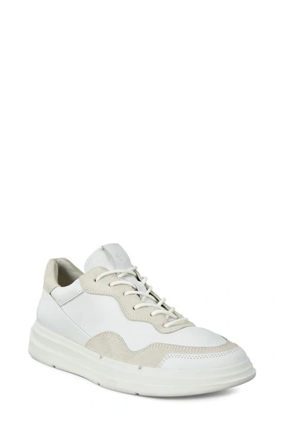 Ecco Soft X Sneaker In White/ Shadow White