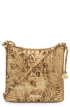 Brahmin Katie Muse Melbourne Embossed Leather Crossbody In Camel Safari Melbourne