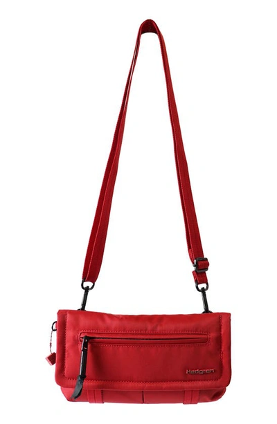 Hedgren Sustain Sadie Water Repellent Crossbody Bag In Red