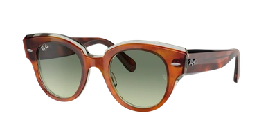 Ray Ban Roundabout 47mm Round Sunglasses In Tortoise