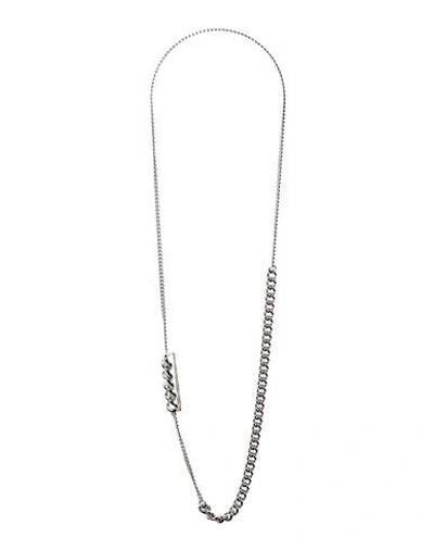 Maison Margiela Necklace In Silver