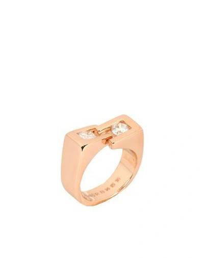 Maison Margiela Rings In Copper