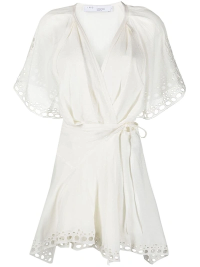 green emerald velvet dress Sadie Embroidered Wrap Dress – Elephant Clouds Apparel main image 1