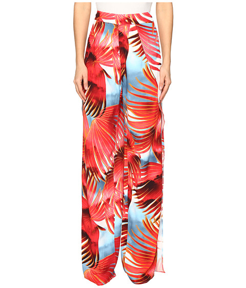 Just Cavalli Palm Print Pants | ModeSens