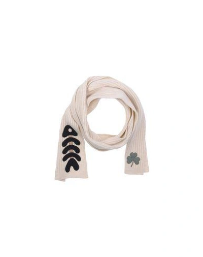 Maison Margiela Oblong Scarves In Ivory