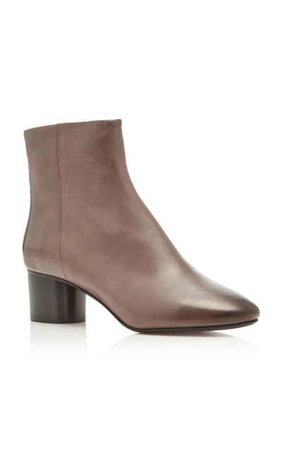 Isabel Marant 'danay' Calfskin Leather Ankle Boots