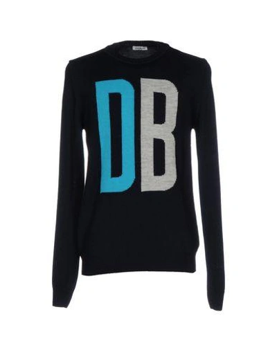 Bikkembergs Sweaters In Dark Blue