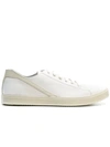 Rick Owens Geothrasher Low-top Leather Trainers In 1111 Milk/milk/milk