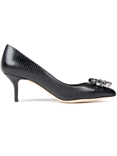 Dolce & Gabbana Iguana Pumps In Nero