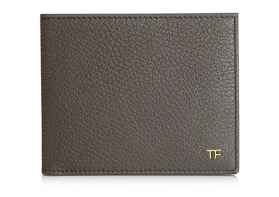 Tom Ford Eight Slot Bifold Wallet In Slate