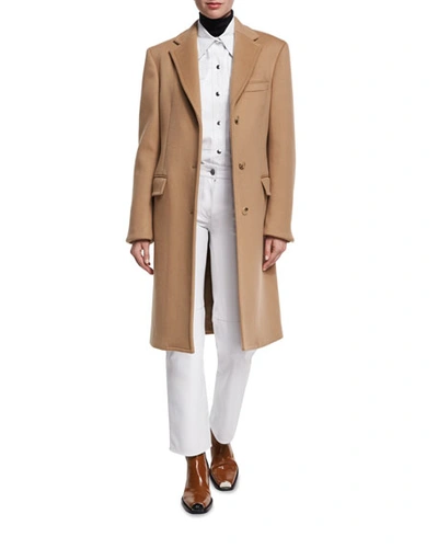 Calvin Klein Collection Double-face Virgin Wool Single-breasted Coat