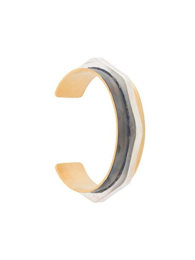 Maison Margiela Contrast Geometric Cuff