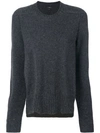 Isabel Marant 'clash' Strickpullover - Grau