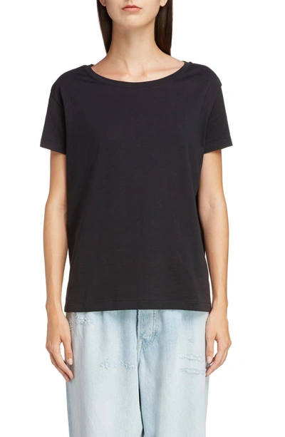 Acne Studios Eldora Boxy Cotton Tee In Black