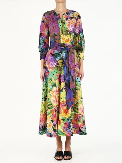 813 Floral Print Dress In Multicolor