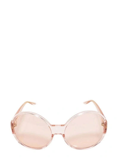 Gucci Eyewear Oversized Round Frame Sunglasses In Pink