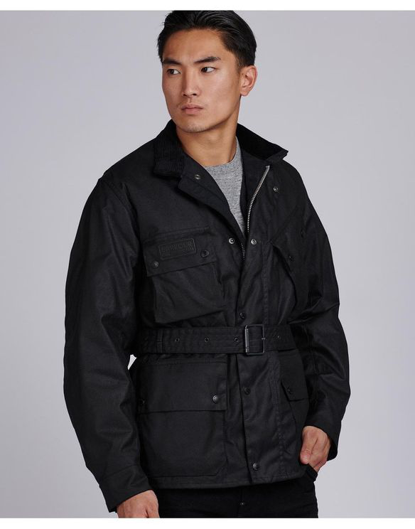 barbour belted jacket