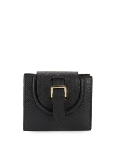 Meli Melo Halo Leather Mini Wallet In Black