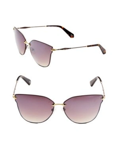 Balmain 64mm Cat Eye Sunglasses In Brown