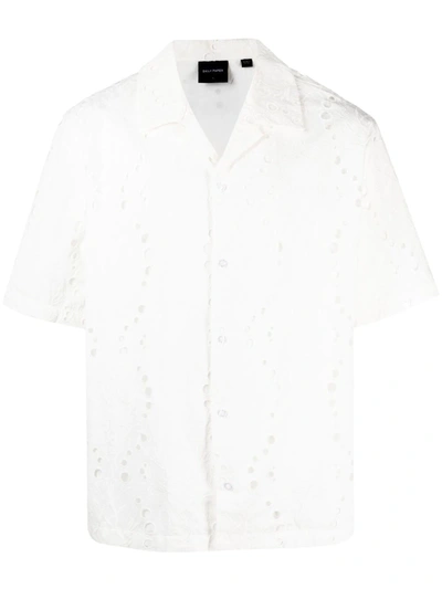 Daily Paper Embroidered Short-sleeve Shirt In White