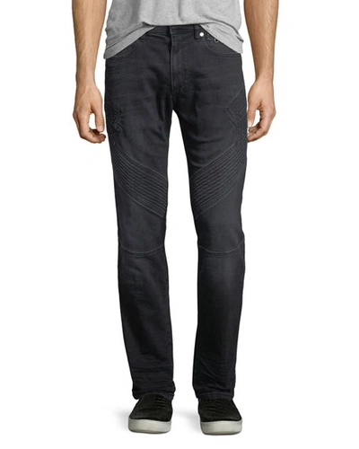 Neil Barrett Military Straight-leg Moto Jeans