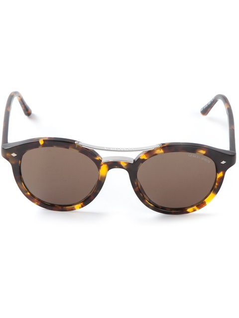 Giorgio Armani Tortoiseshell Sunglasses | ModeSens