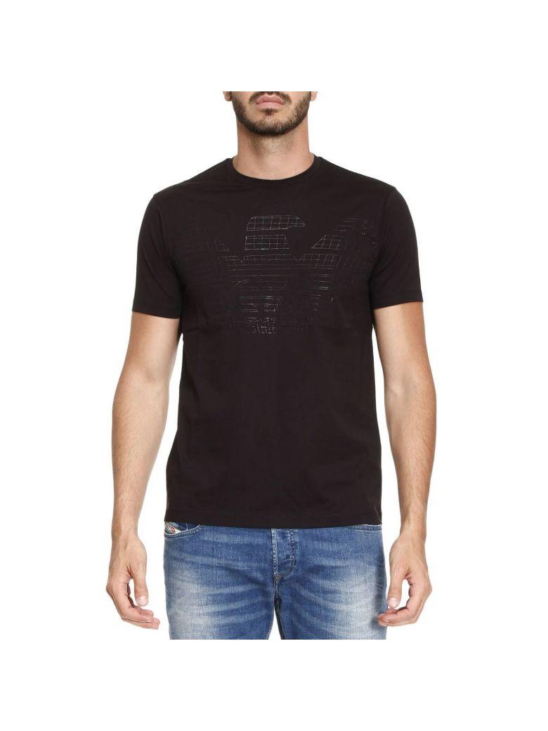 Emporio Armani T-shirt T-shirt Men In Black | ModeSens