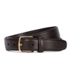 The Row Classic Calf Leather Belt In Mocha Shg