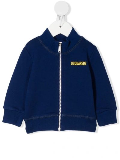 Dsquared2 Babies' Kids Sweat Jacket For For Boys And For Girls In 蓝色