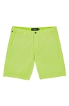 Psycho Bunny Chino Shorts In Electric Lime