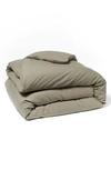 Coyuchi Relaxed Organic Linen Duvet Cover In Laurel