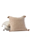 Coyuchi Presidio Organic Pillow Cover In Rust Herringbone