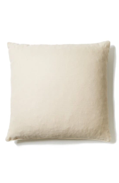 Coyuchi Organic Cotton Latex Throw Pillow In Undyed