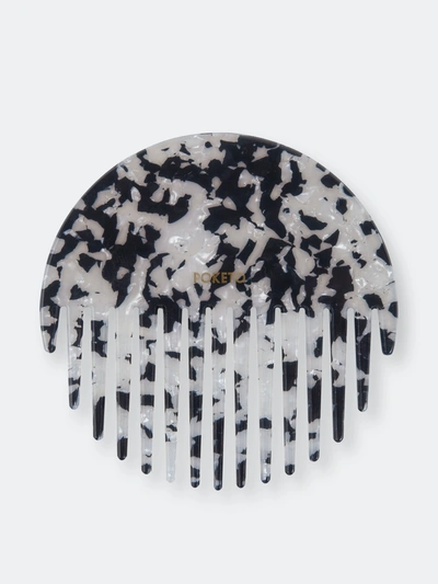 Poketo Circle Comb In Black Multi