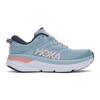 Hoka Blue Bondi 7 Sneakers In Blue Fog / Ombre Blue