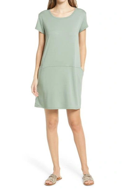 Caslonr Caslon Knit Shift Dress In Green Dune ModeSens
