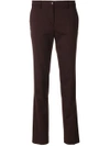 Etro Cropped Capri Trousers In Red