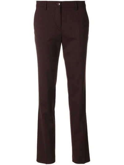 Etro Cropped Capri Trousers In Red