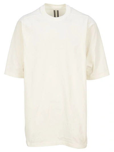 Rick Owens Oversized Short-sleeve T-shirt In Milk