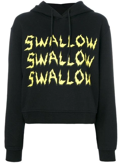 Mcq By Alexander Mcqueen Mcq Alexander Mcqueen Swallow Hoodie Sweatshirt - Black