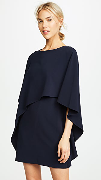 navy capelet