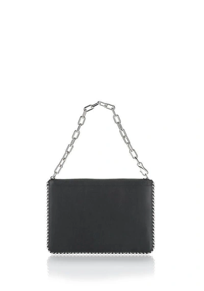 Alexander Wang Studded Attica Chain Large Pouch In Black