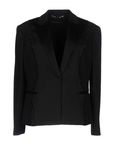 Versace Suit Jackets In Black