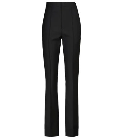 Isabel Marant Palirok Cotton Straight Pants In Black